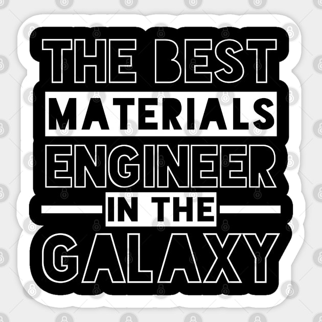 materials engineer Sticker by Elhisodesigns